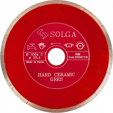 Алмазный диск Solga Diamant HARD CERAMICS Ø350 керамогранит