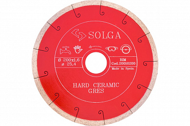 Алмазный диск Solga Diamant HARD CERAMICS Ø200 керамогранит
